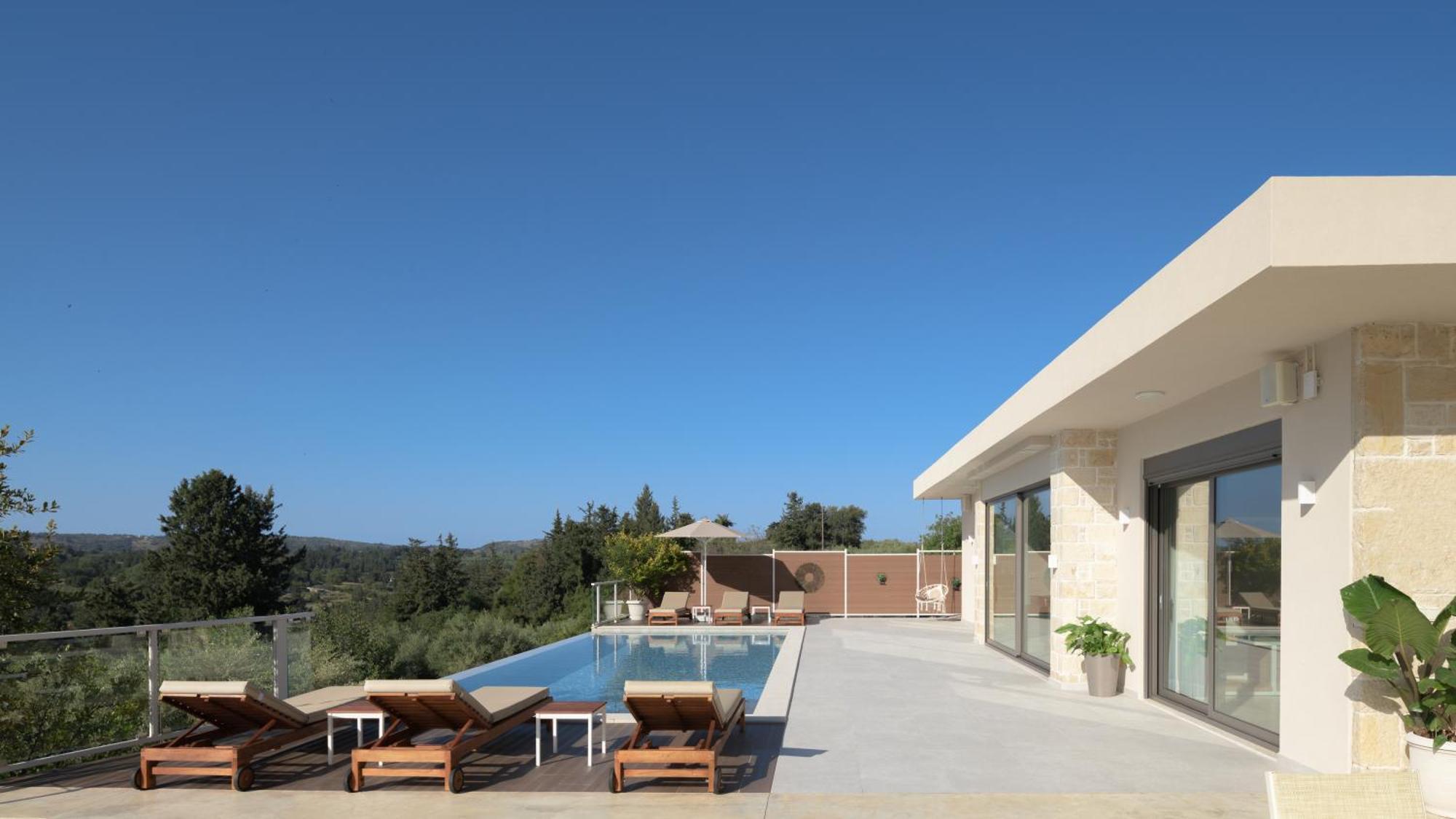 Reflection Villa, With Heated Pool, Close To Sea, By Thinkvilla Chania  Exteriér fotografie