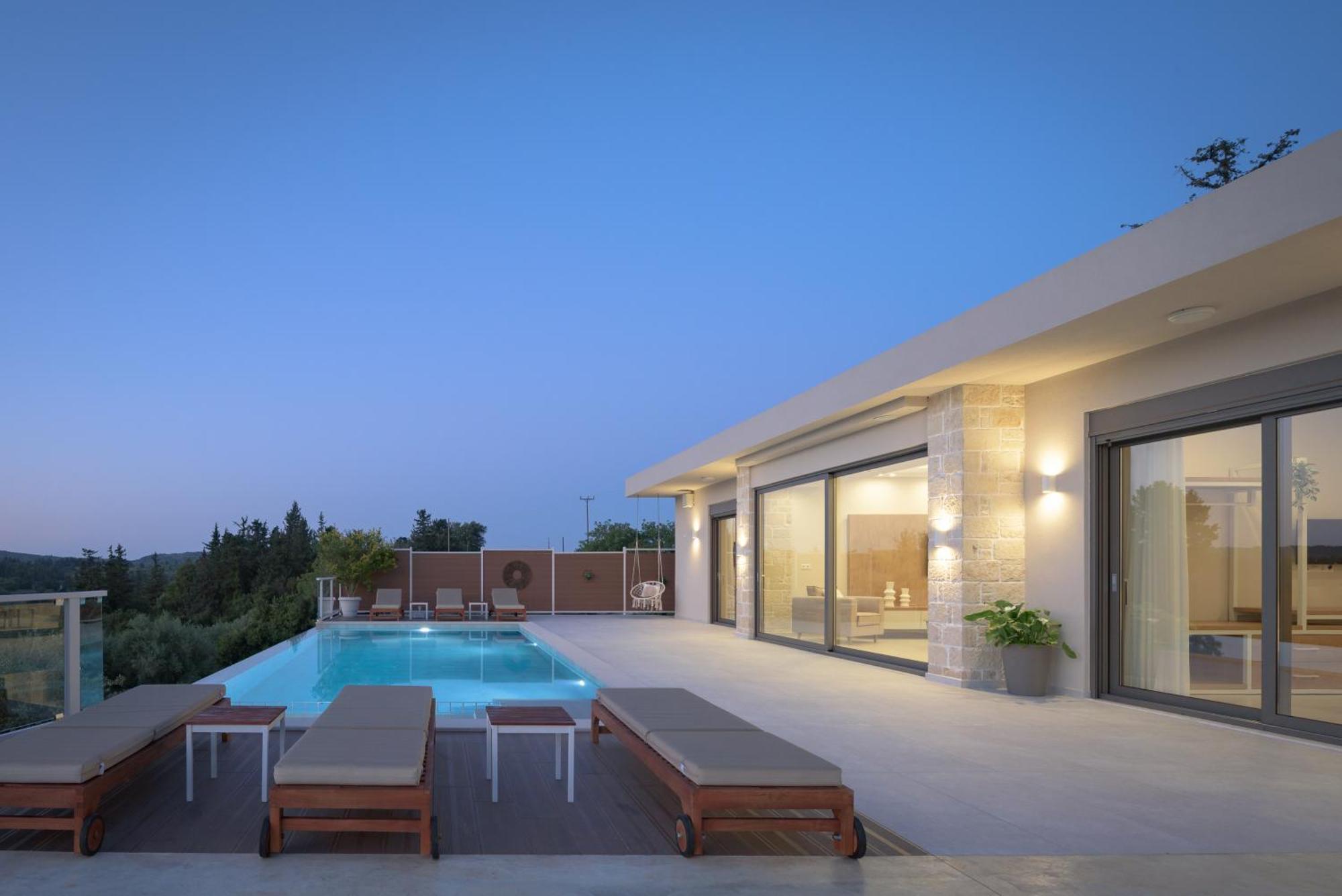 Reflection Villa, With Heated Pool, Close To Sea, By Thinkvilla Chania  Exteriér fotografie